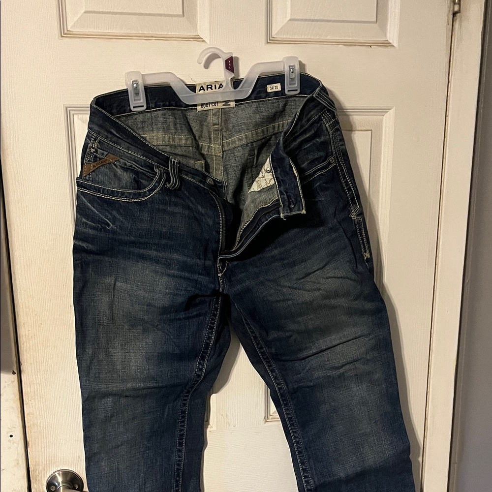 Ariat Men's Dark Blue Relaxed Jeans